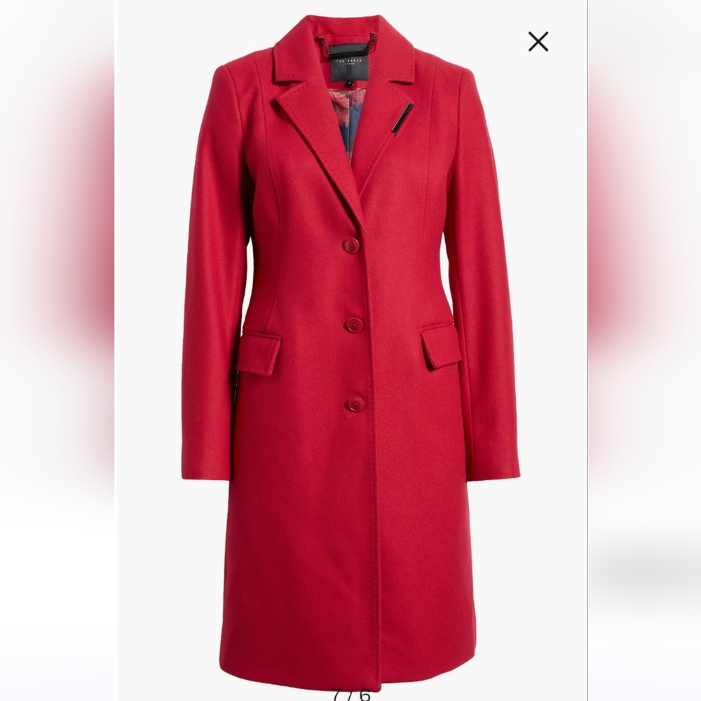 Remmiey Wool Blend Coat - Picture 3 of 4